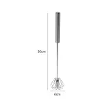 Semi-Automatic Stainless Steel Hand Push Whisk (Large)