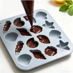 16 Cavity sea shell theme silicone mould