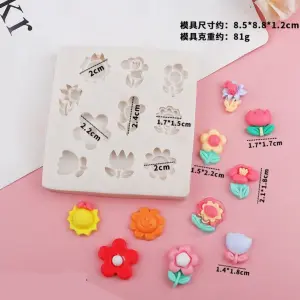 Mini Flowers silicone mould
