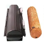 High Quality Cylinder rippled shape fresh bread cake non stick baking pan