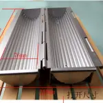 High Quality Cylinder rippled shape fresh bread cake non stick baking pan