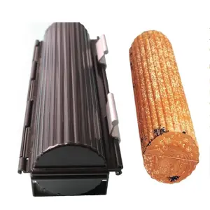 High Quality Cylinder rippled shape fresh bread cake non stick baking pan