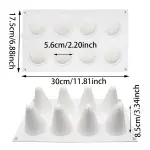8 Cavity Christmas tree silicone mould