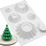 7 Cavity Christmas tree layer silicone mould