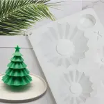 7 Cavity Christmas tree layer silicone mould