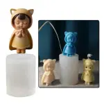 3D Praying Girl blessing silicone mould
