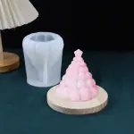 3D Christmas Tree with star silicone mould (small)