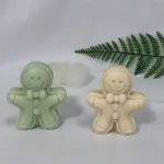 3D Christmas gingerbread Man silicone mould for chocolate resins etc