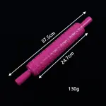 Flower and Heart texture rolling pin