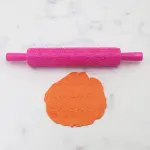 Flower and Heart texture rolling pin