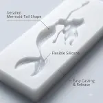 Mermaid Ariel Princess Silicone mould