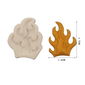 Flames Fires theme silicone mould