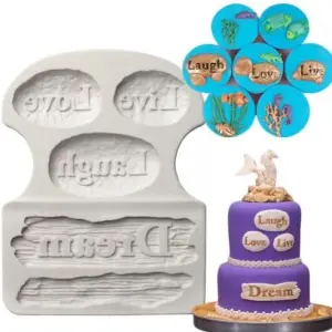 Live love laugh Dream Silicone mould