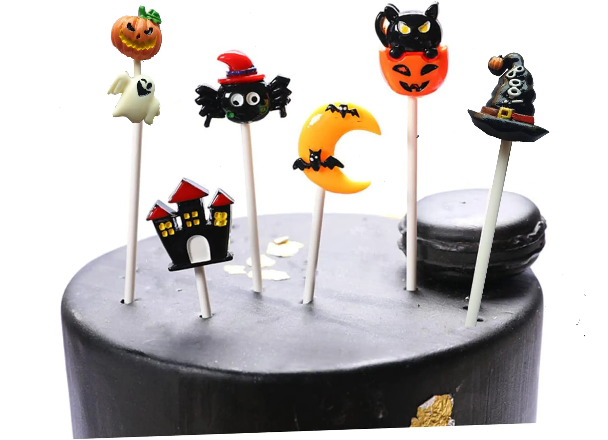 6 pcs cupcale/ cake Halloween Topper cake decoration
