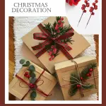 2 pcs red ball stick Christmas theme topper/decoartion