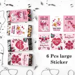 Valentines Large sticker theme 6 Sticker sheet