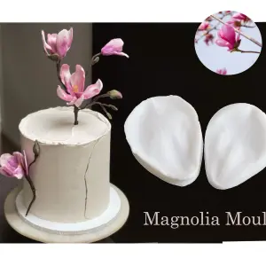 Magnolia Flower Petal veiner mould style 2