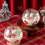 Clear round box plastic ball size 12 cm