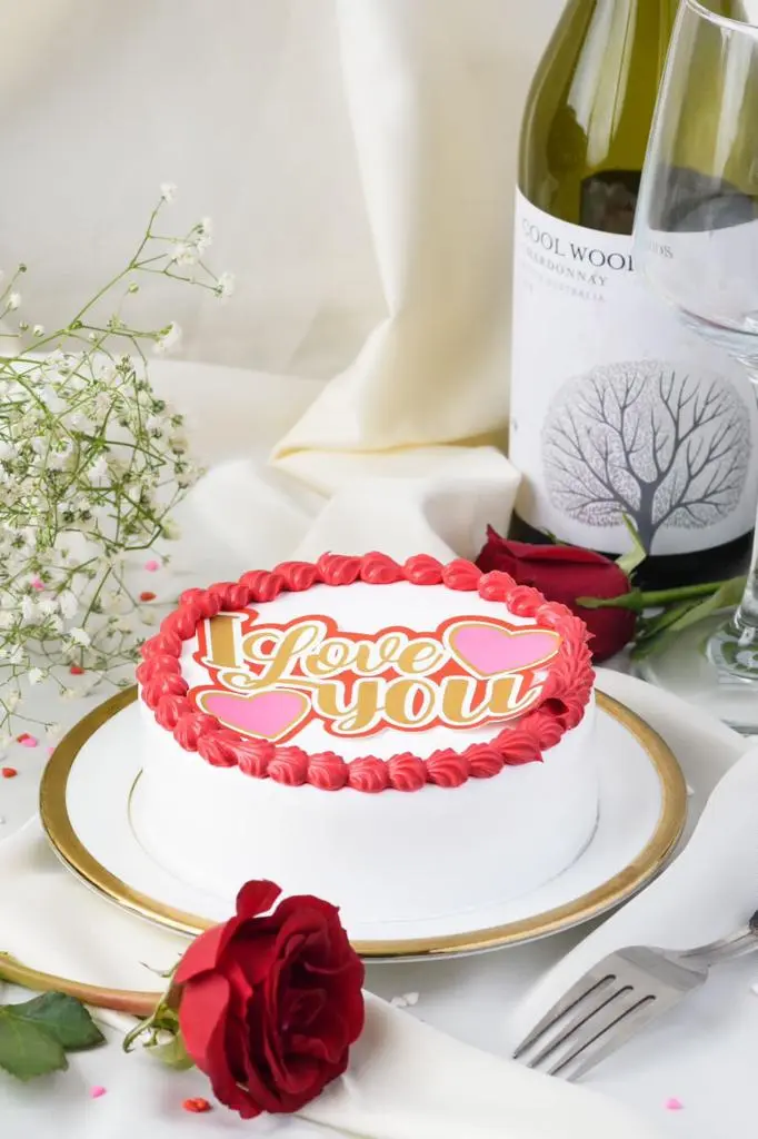 1 pcs I love you cake topper