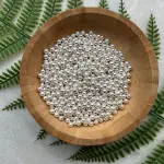 Silver Edible Pearl Sprinklers (2mm) 100gm