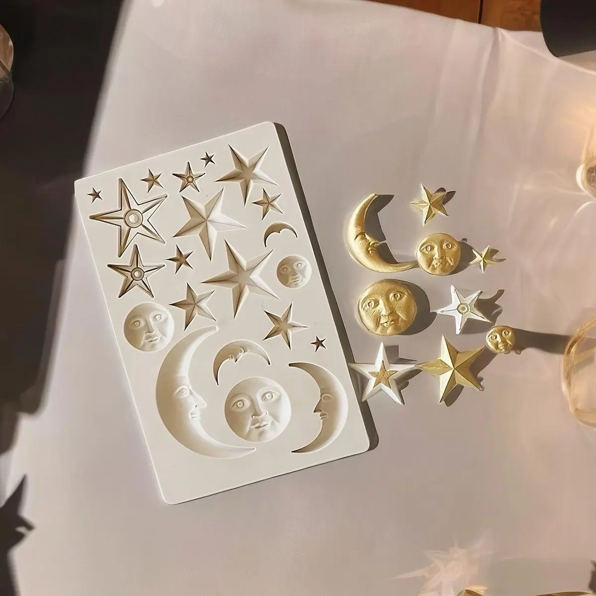 Moon and Star silicone Mould