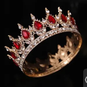 Crystal Rhinestone cake Crown topper for cake decoration
