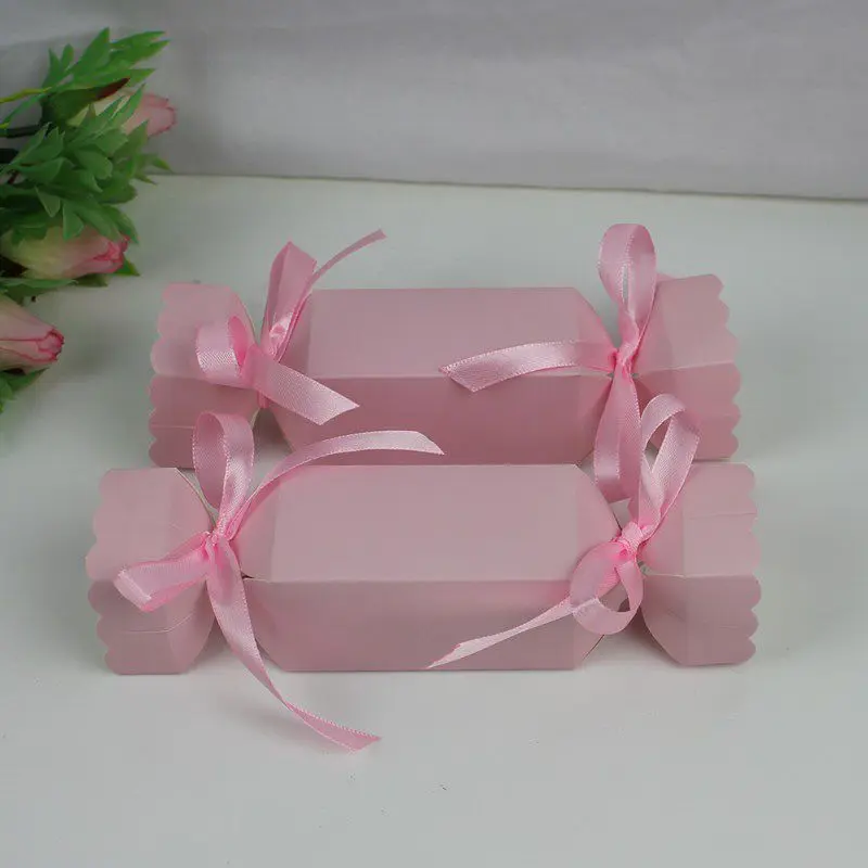 10 pcs Pink Candy shaped Chocolate Box