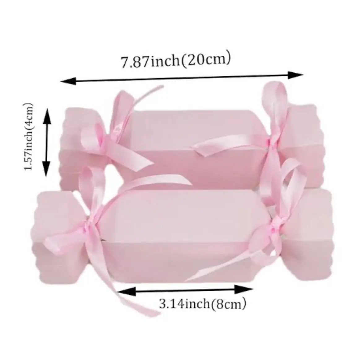 10 pcs Pink Candy shaped Chocolate Box