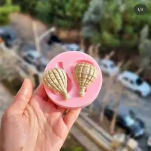 2 cavity 3d Hot Air Balloon Silicone mould