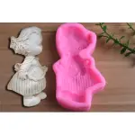 Cute baby girl detailed Silicone Mould