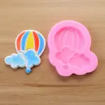 Hot Air Balloon with clouds Silicone mould