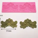 Flower Lace Silicone Cake Fondant Border silicone Mould