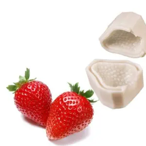 3D Strawberry fruit Silicone mould