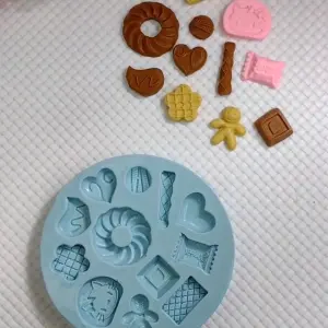 Donut Gingerbread Man Fondant Silicone Mould
