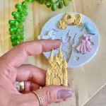 Cinderella theme Carriage castle shoe theme Silicone mould