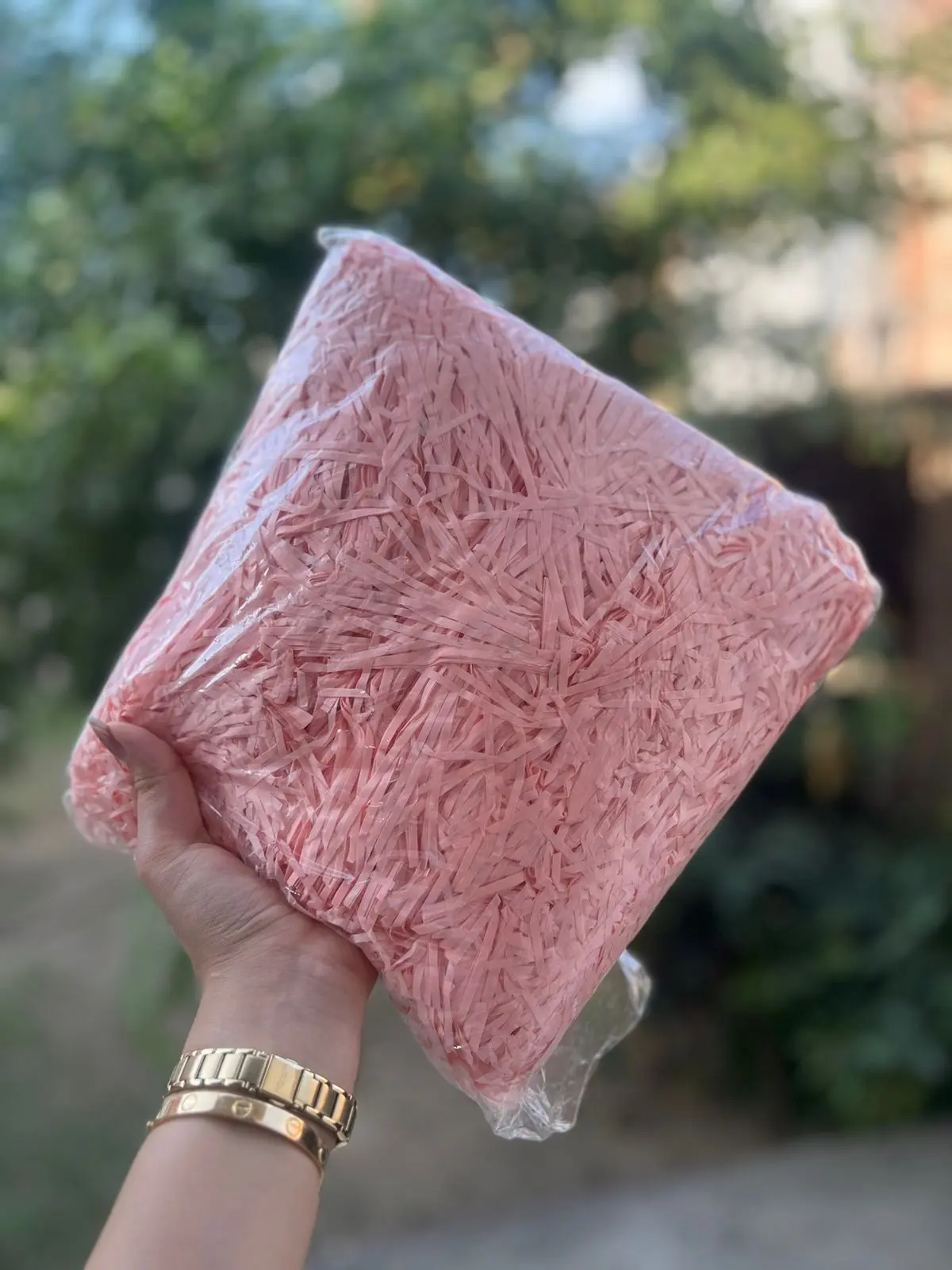 Light Pink Shredded Paper 100 grams