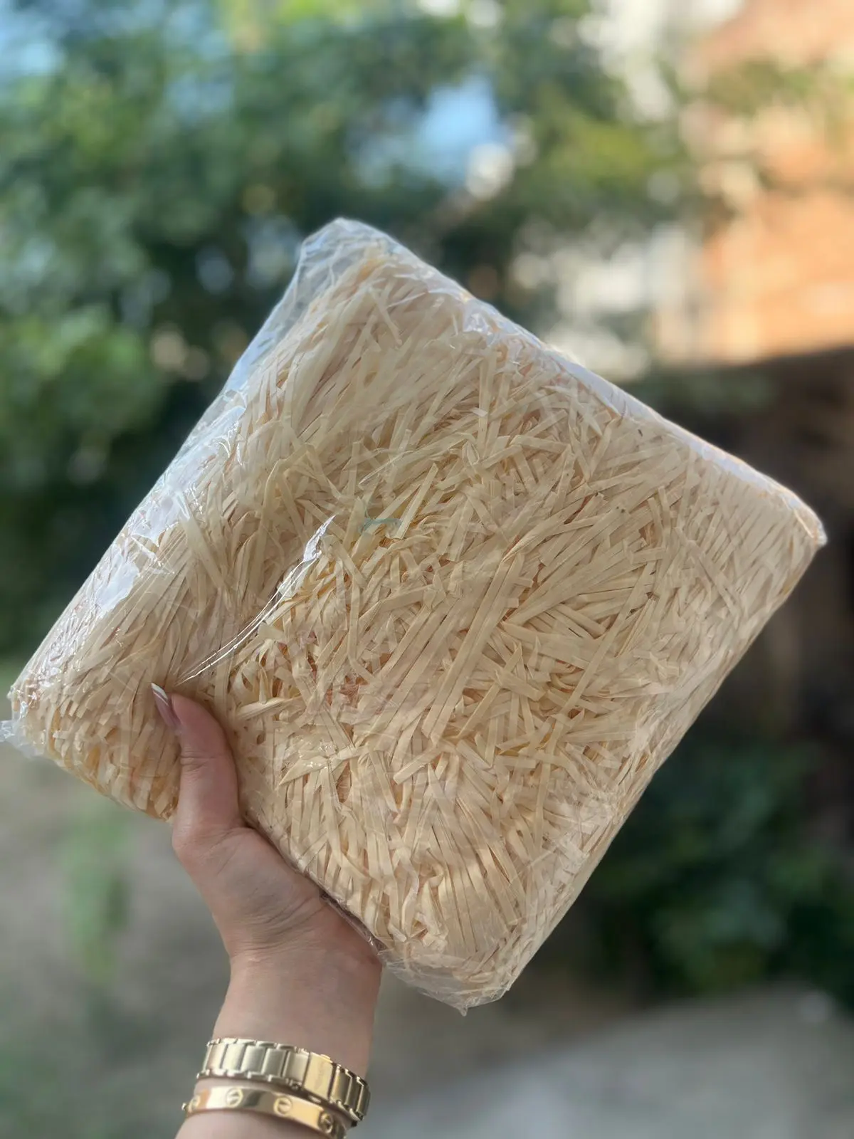 Light Lemon yellow Shredded Paper 100 grams