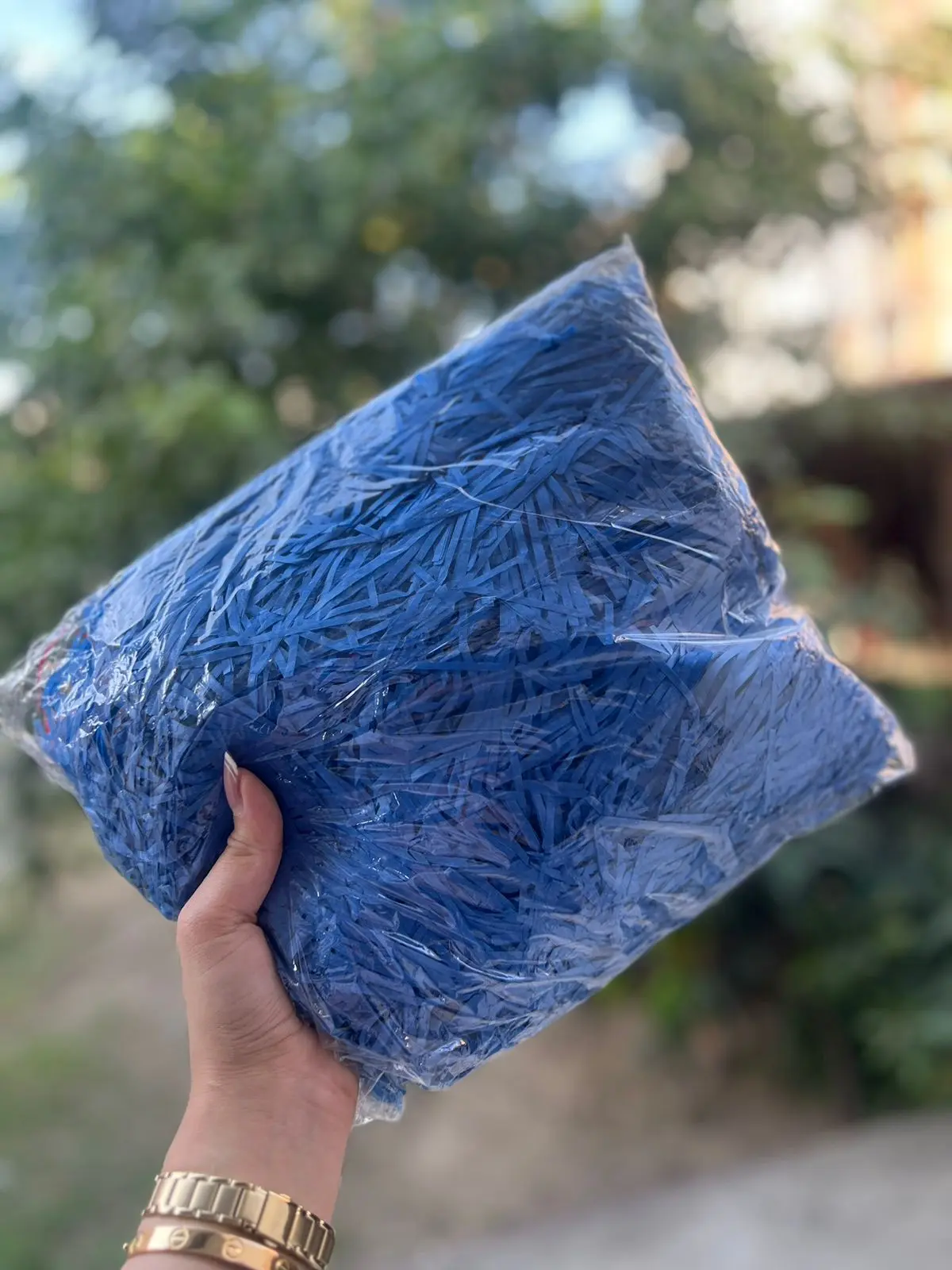 Dark Blue Shredded Paper 100 grams