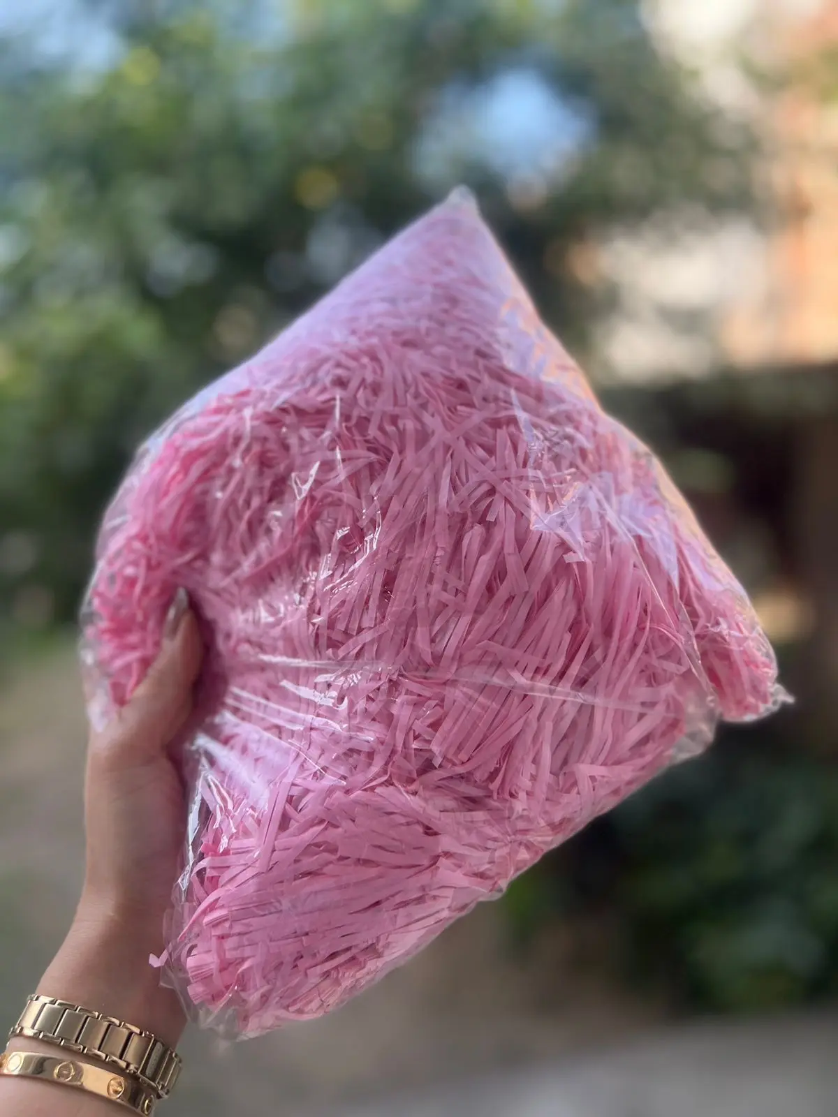 Light Pink Shredded Paper 100 grams