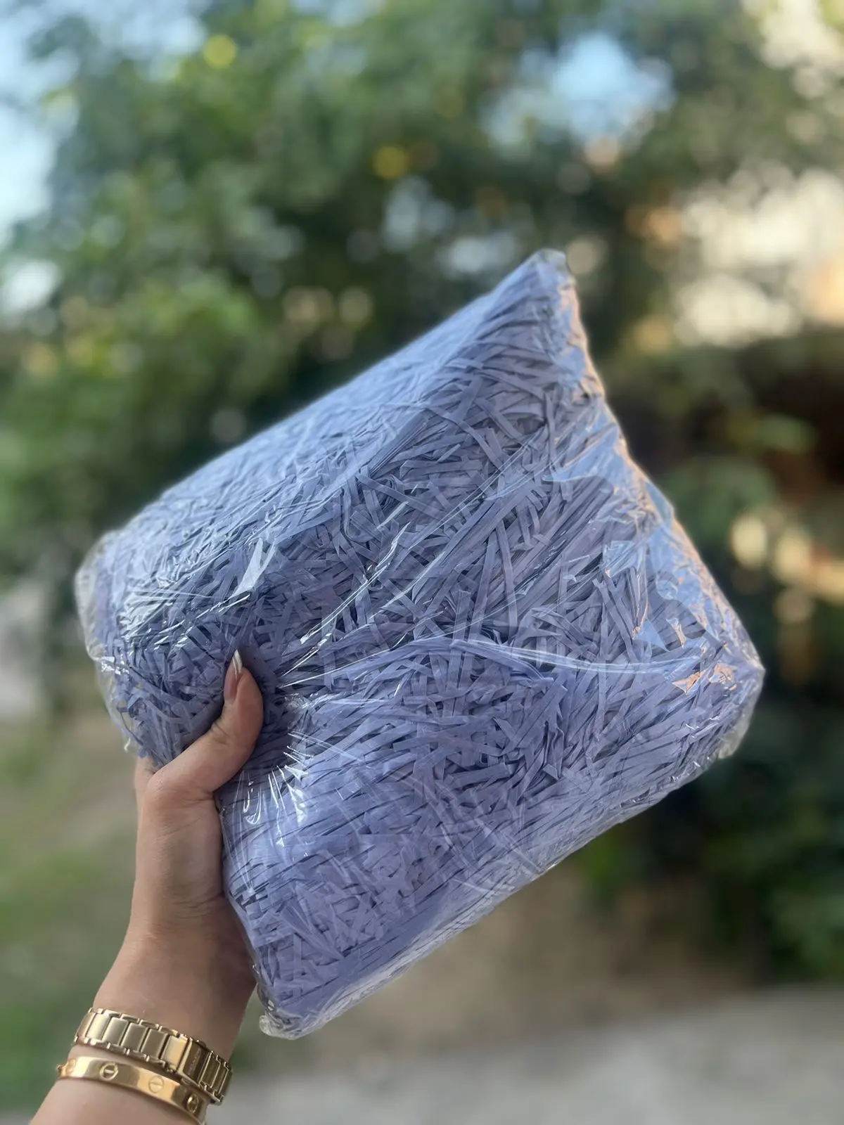 Light Purple Shredded Paper 100 grams