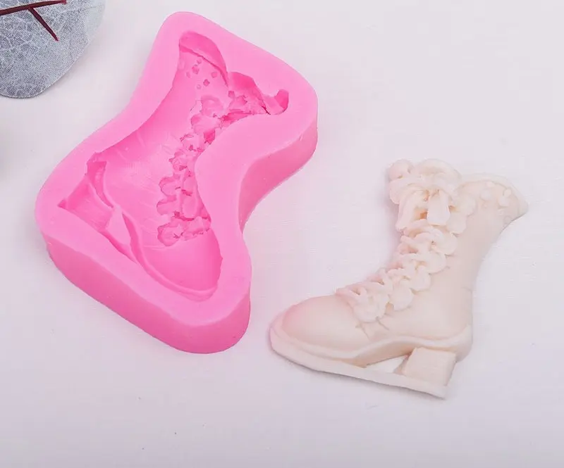 Ladies boot heels silicone mould