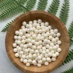 White Edible Pearl Sprinklers (4mm) 100gm