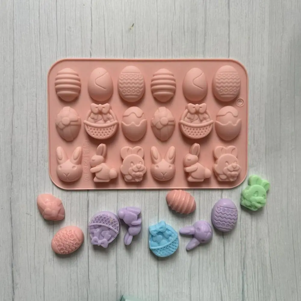 24 Cavity Easter Rabbit theme Silicone Mould