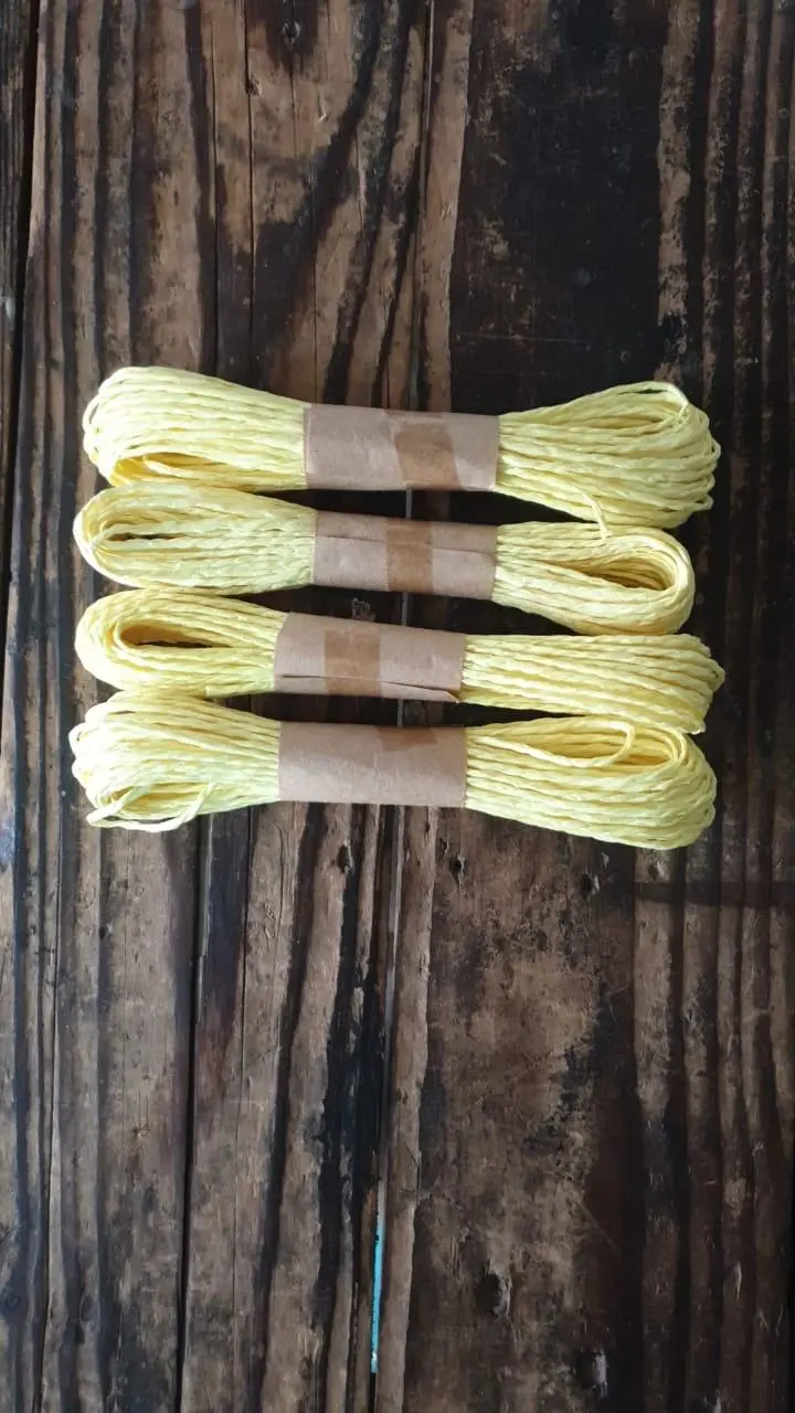 10m meters Yellow thread packaging bag packaging rope (1 pcs)