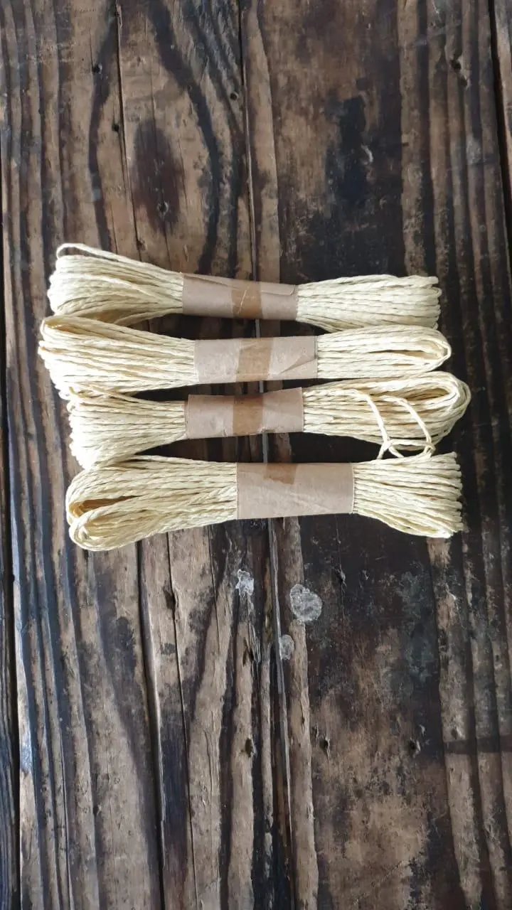 10m meters Light Yellow thread packaging bag packaging rope (1 pcs)