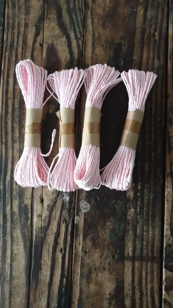 10m meters Baby Pink thread packaging bag packaging rope (1 pcs)