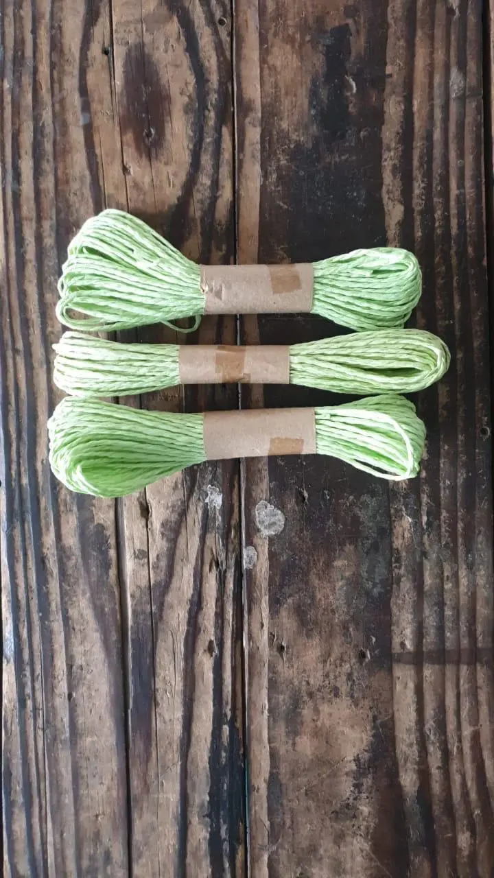 10m meters Light Green thread packaging bag packaging rope (1 pcs)