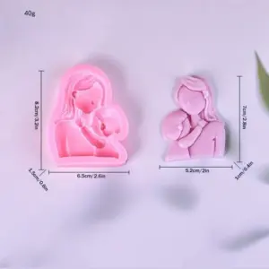 Mother & Baby Silicone Mould for Candle, Resin & Cake Decoration