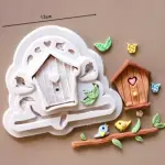 Bird House Silicone Mould Tree House Silicone Mould