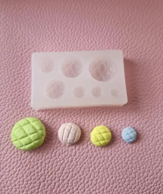 7 size Miniature bread loaf Silicone mould